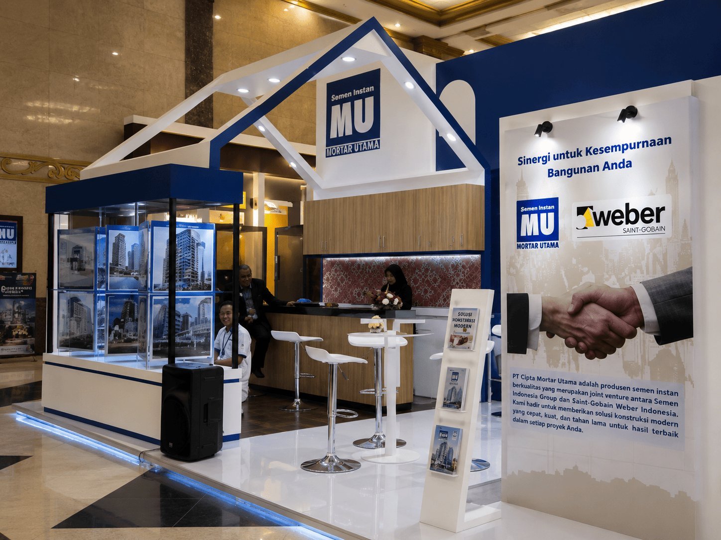 Booth Pameran MU x Weber