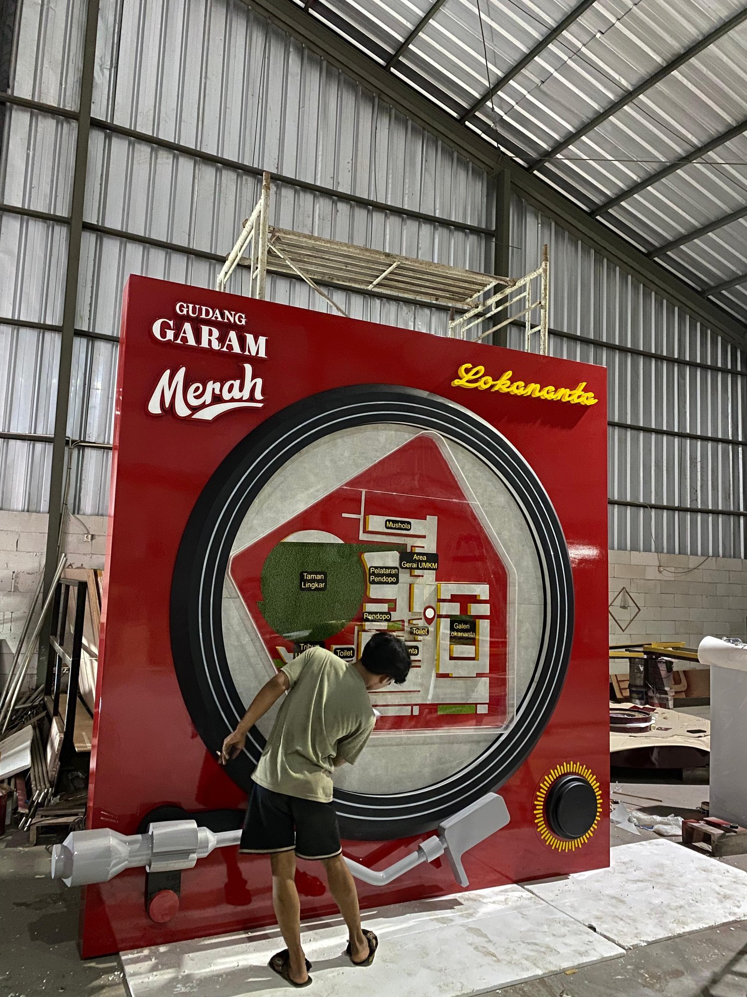 Landmark & Wayfinding Lokananta x Gudang Garam Merah
