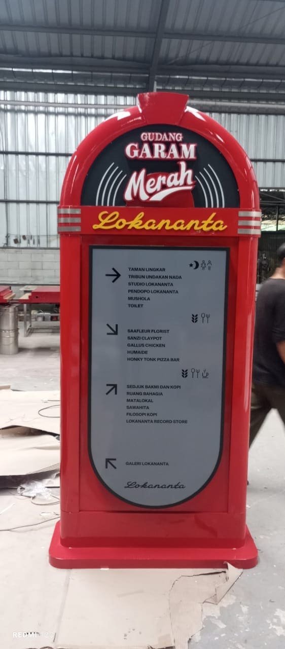 Landmark & Wayfinding Lokananta x Gudang Garam Merah
